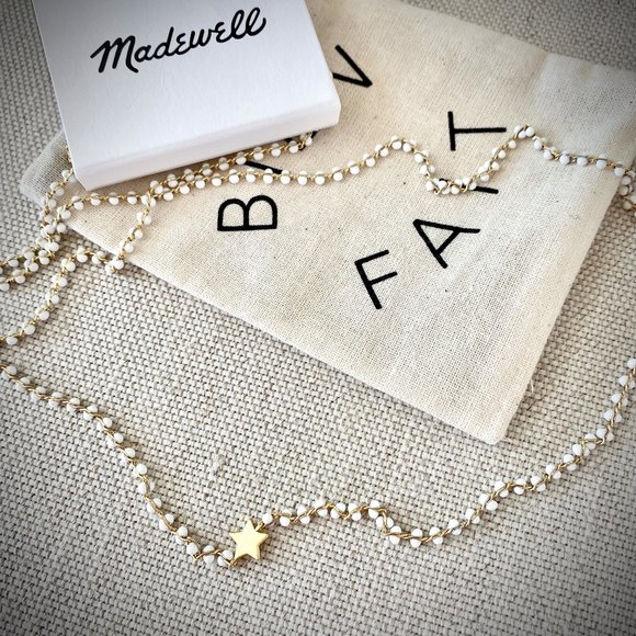 Madewell Jewelry - NWT Madewell Enameled Chain Star Necklace